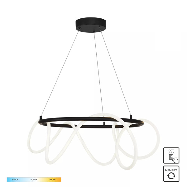 Lampa wisząca BALBO 20006PL-BK - Zuma Line