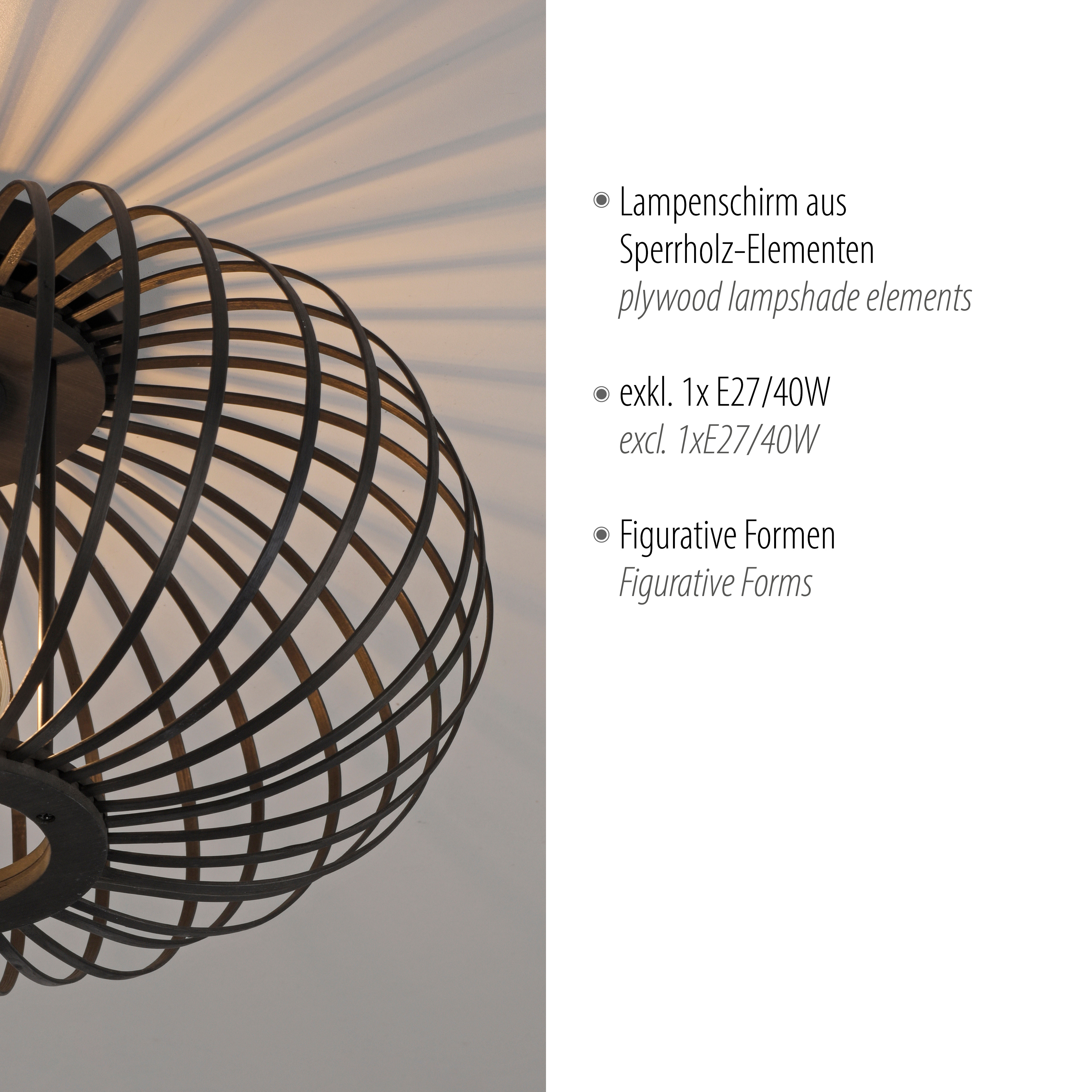 Lampa sufitowa RACOON 11410-18 - Paul Neuhaus - obrazek 4