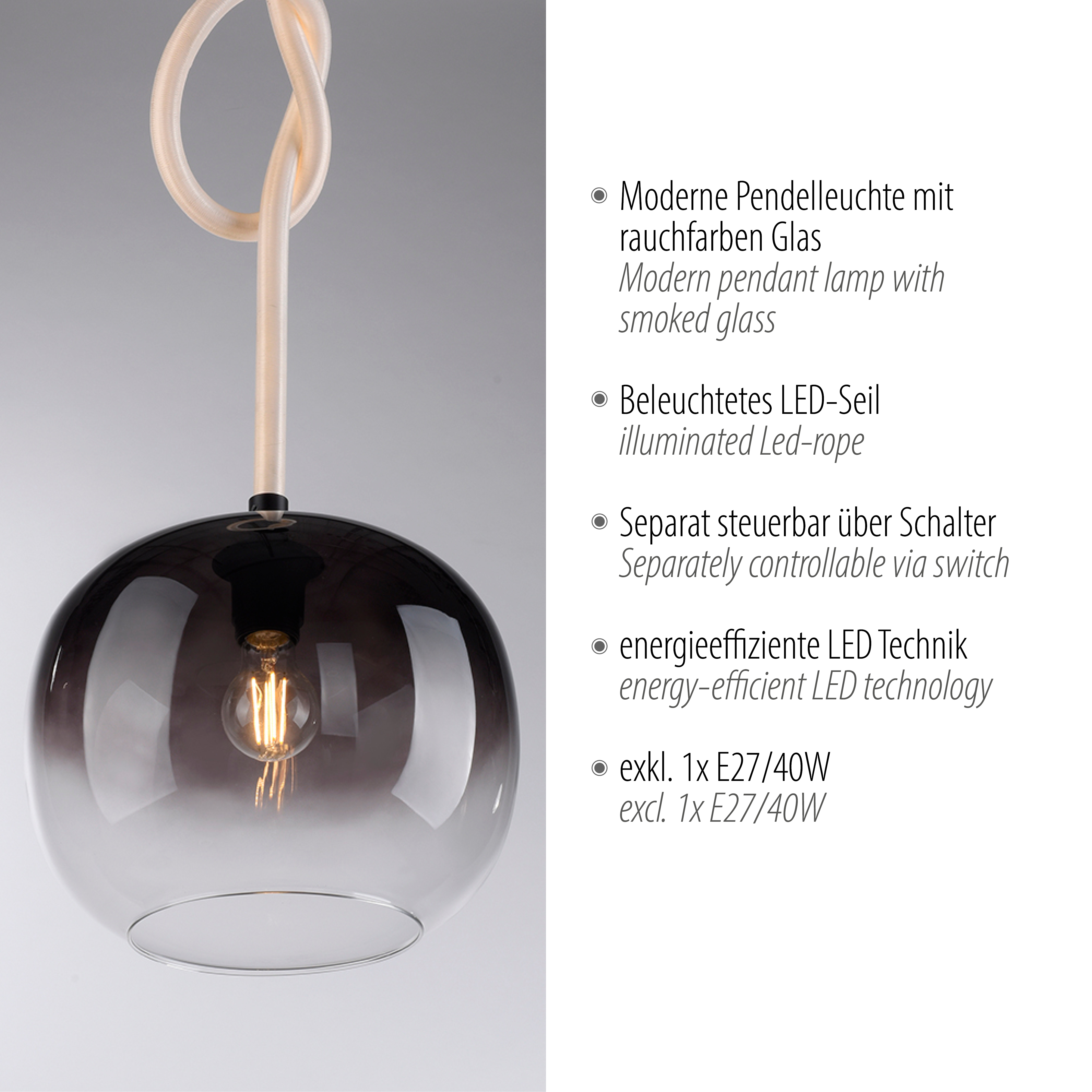 Lampa wisząca LUMA 2410-18 - Paul Neuhaus - obrazek 4