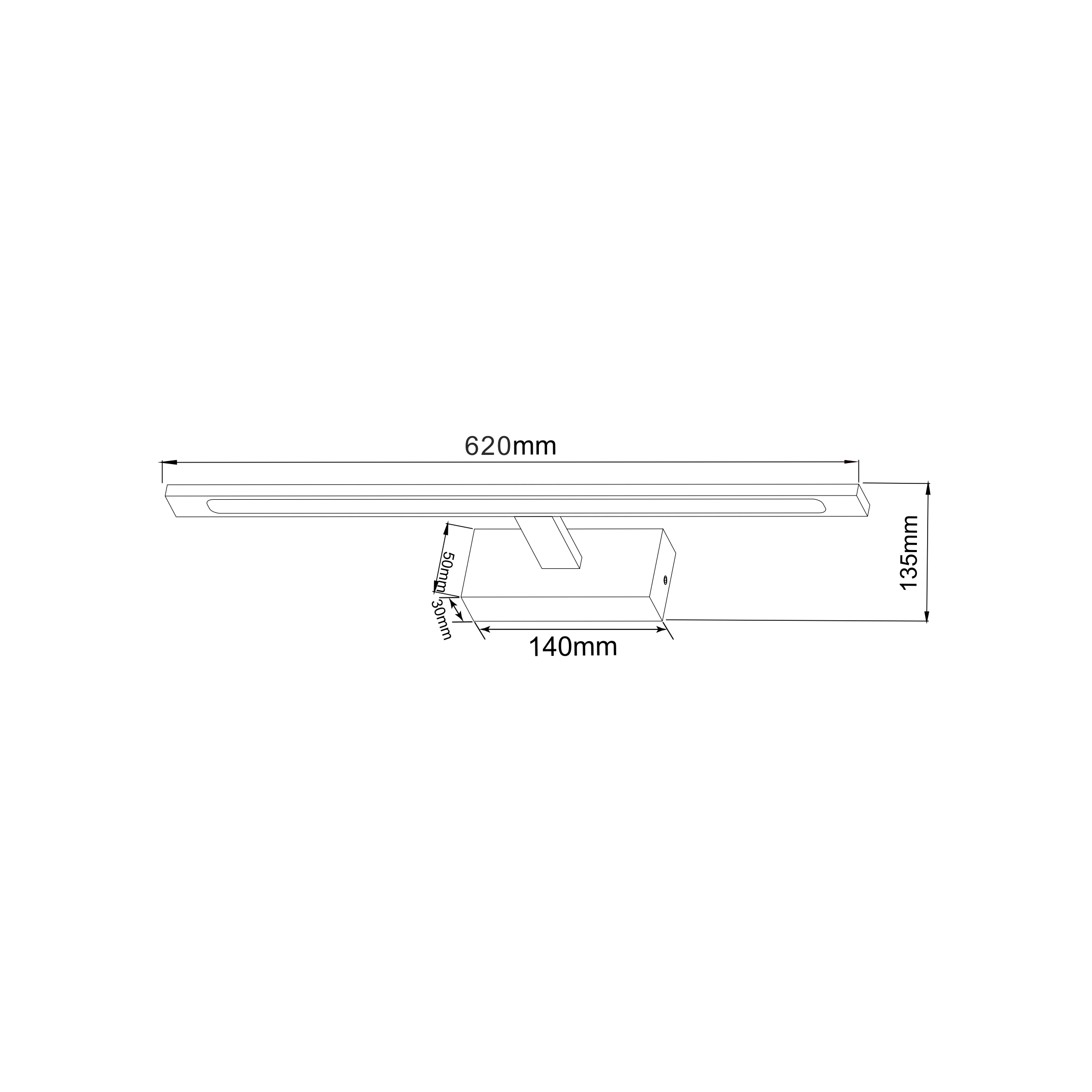 Kinkiet ALTER CZARNY/BLACK W89443-20W-BK - Zuma Line - obrazek 2
