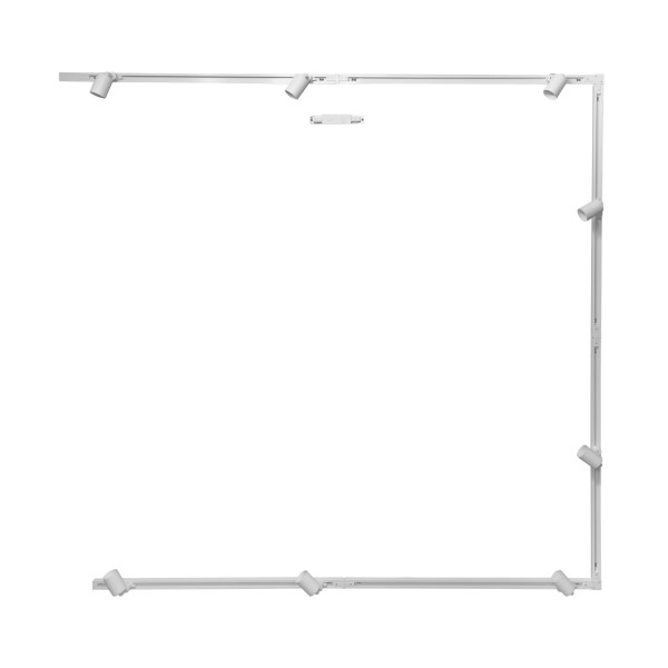 Zestaw szynowy 1F litera U 2m x 2m x 2m 8x reflektor biały 3044 - Zuma Line