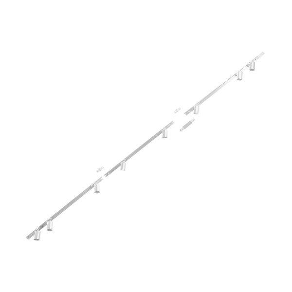 Zestaw szynowy 1F WHITE 3M reflektor x8 3043 - Zuma Line