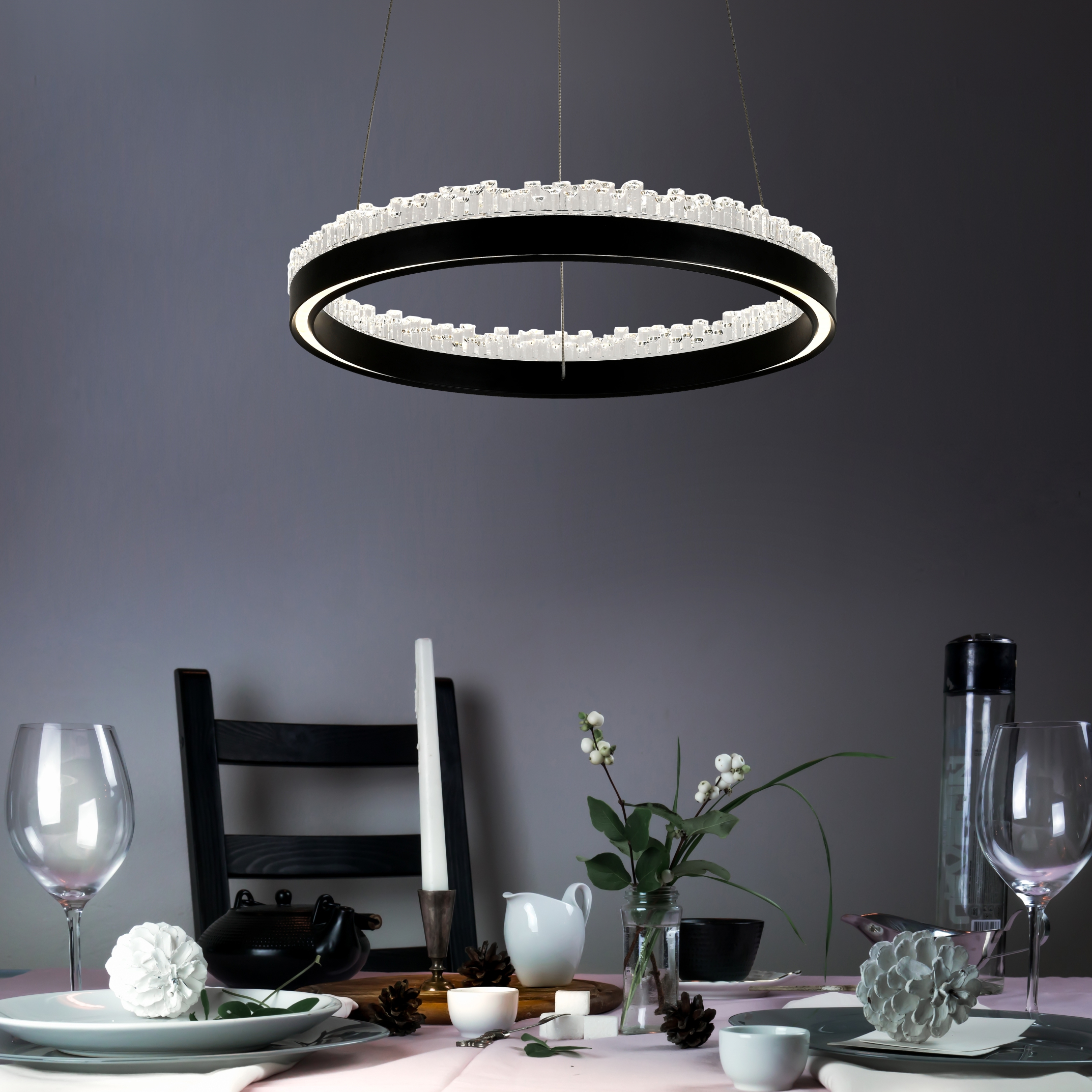 Lampa wisząca REGI CZARNA/BLACK PD2304400R-MB - Zuma Line - obrazek 6