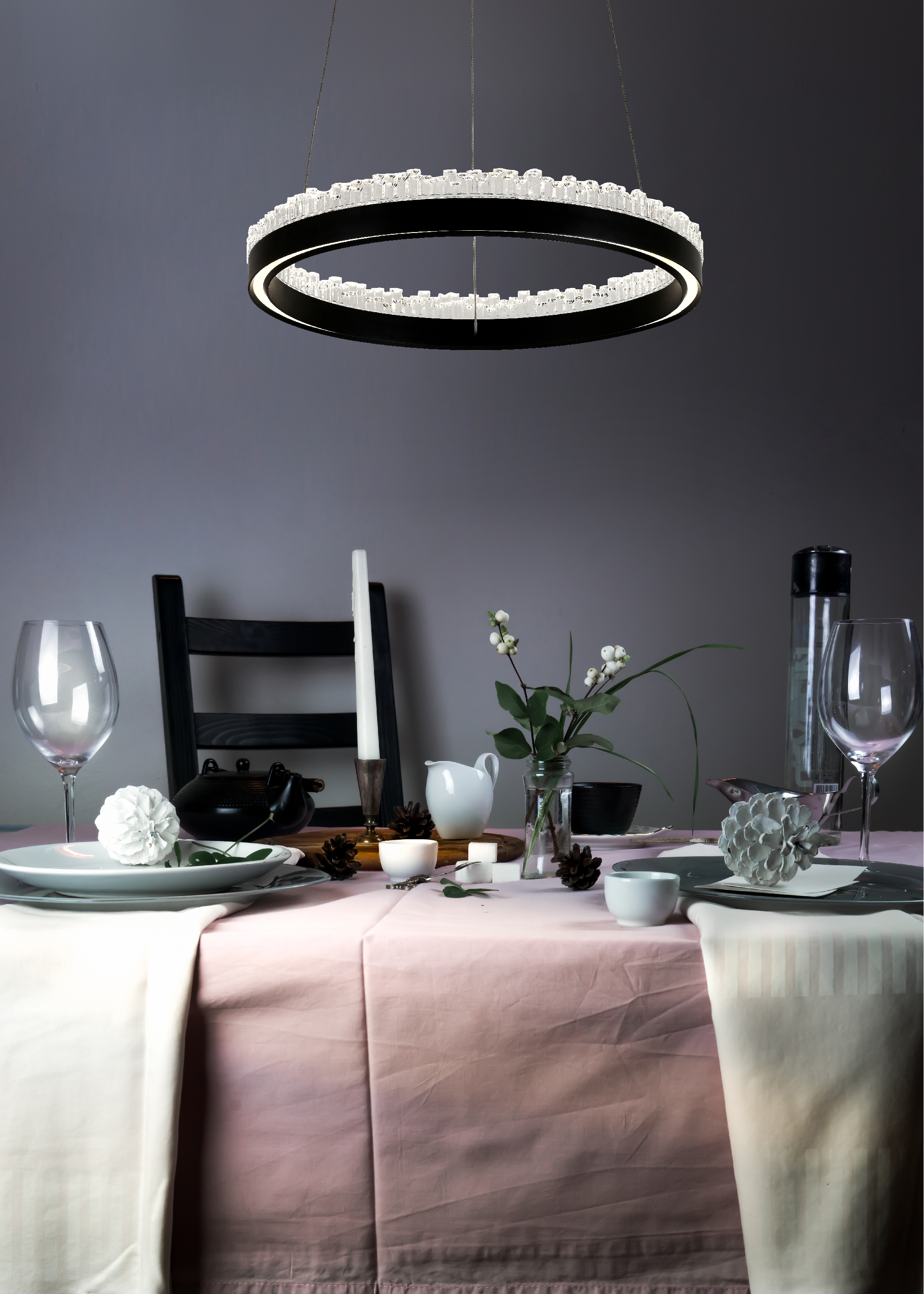 Lampa wisząca REGI CZARNA/BLACK PD2304400R-MB - Zuma Line - obrazek 8