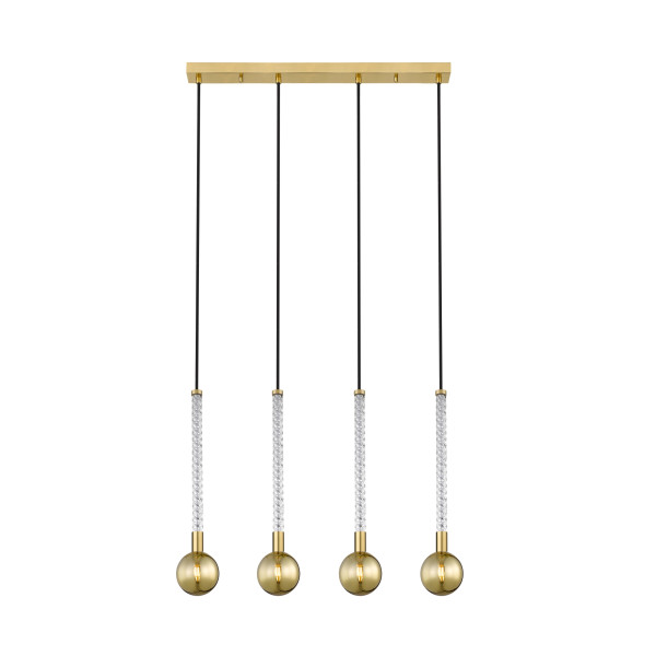 Lampa wisząca MIDA ZŁOTA/GOLD P0583-04A-2GHF - Zuma Line