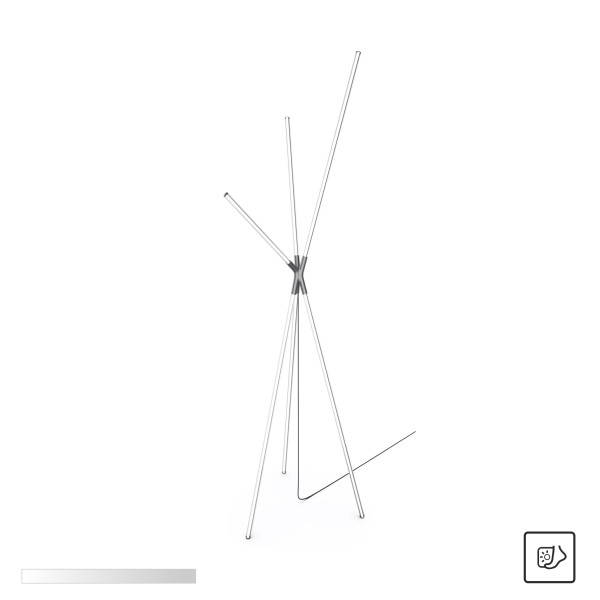Lampa podłogowa LAUTARO CZARNA/BLACK 1005 - Zuma Line