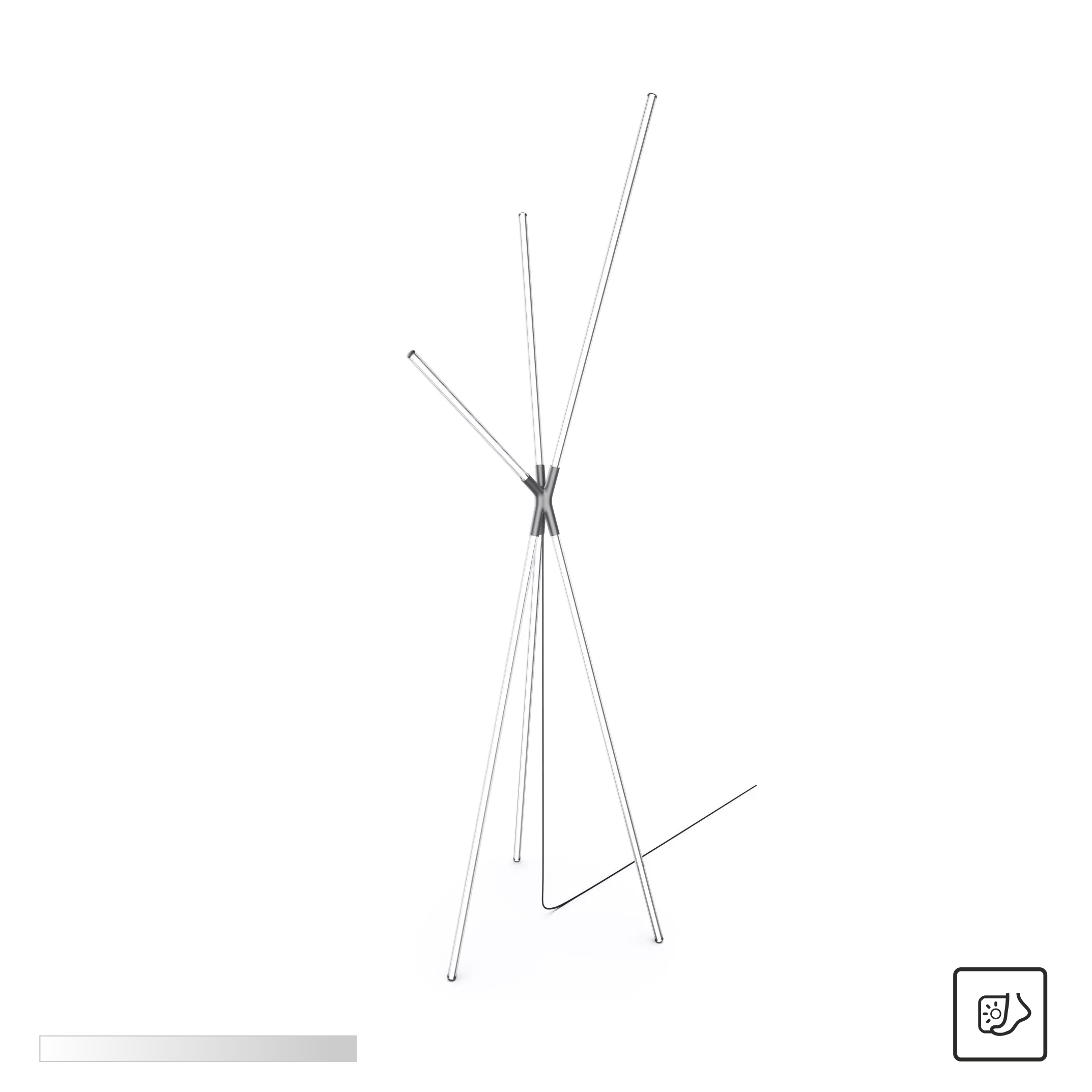 Lampa podłogowa LAUTARO CZARNA/BLACK 1005 - Zuma Line