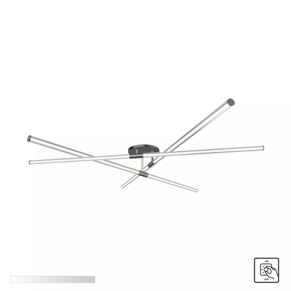 Lampa sufitowa LAUTARO CZARNA/BLACK 1006 - Zuma Line