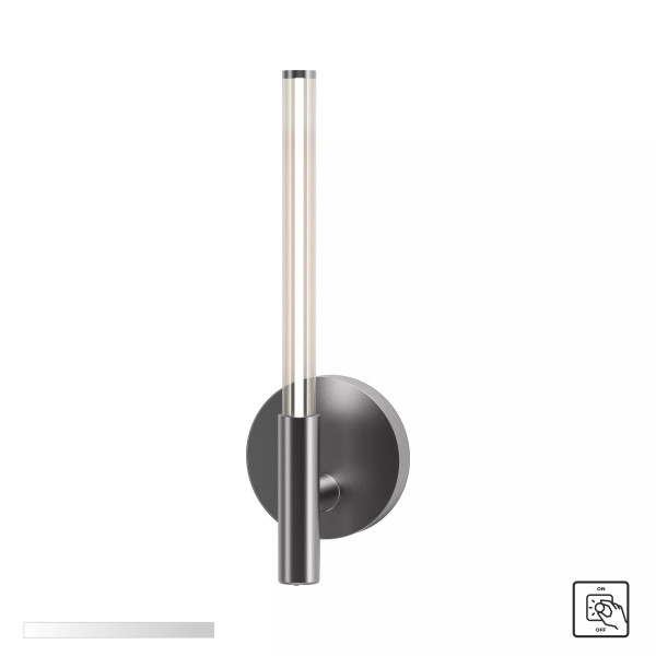 Kinkiet LAUTARO CZARNY/BLACK 1007 - Zuma Line