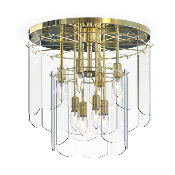 Lampa sufitowa NIRA ZŁOTA/GOLD MX3523-8M-EGN - Zuma Line