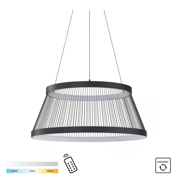 Lampa wisząca BALU CZARNA/BLACK MD3328-2M-3BT - Zuma Line