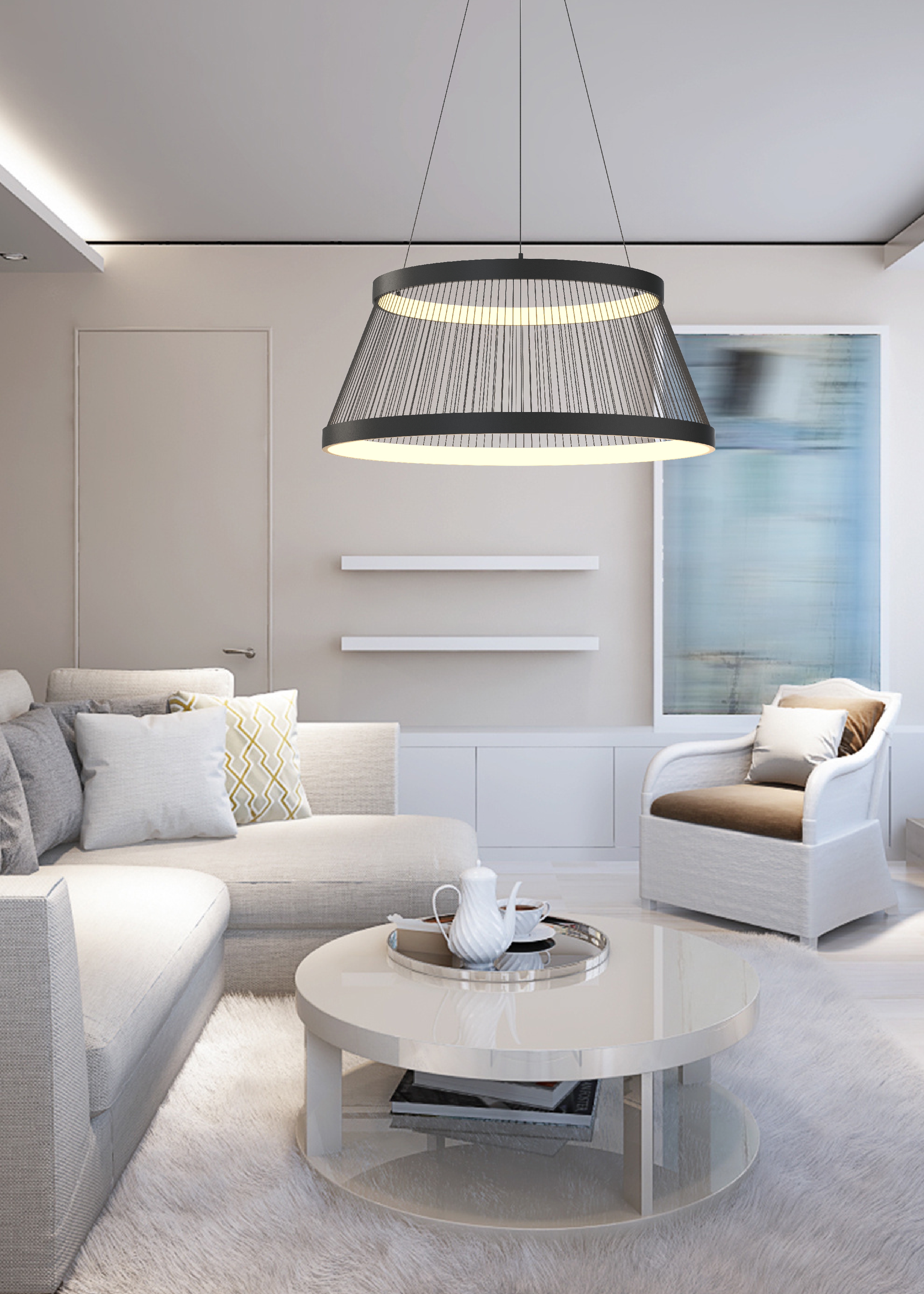 Lampa wisząca BALU CZARNA/BLACK MD3328-2M-3BT - Zuma Line - obrazek 10