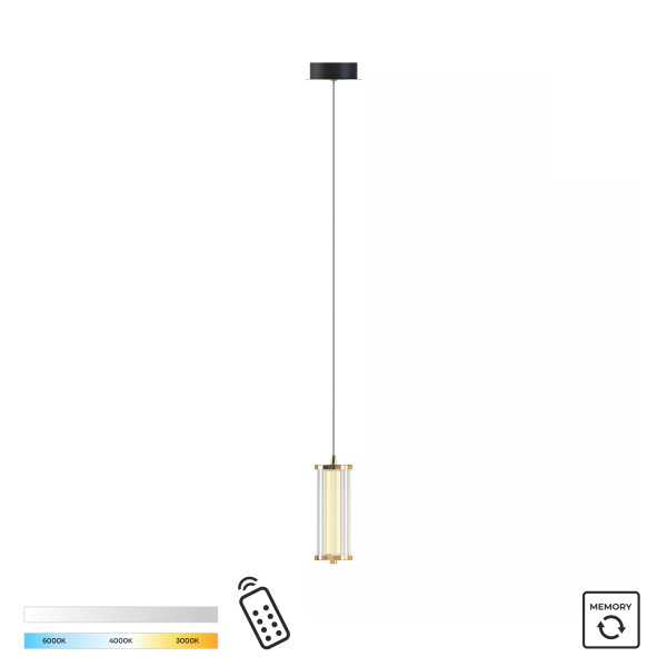 Lampa wisząca CALLY ZŁOTA/GOLD MD3147-1A-3GT - Zuma Line