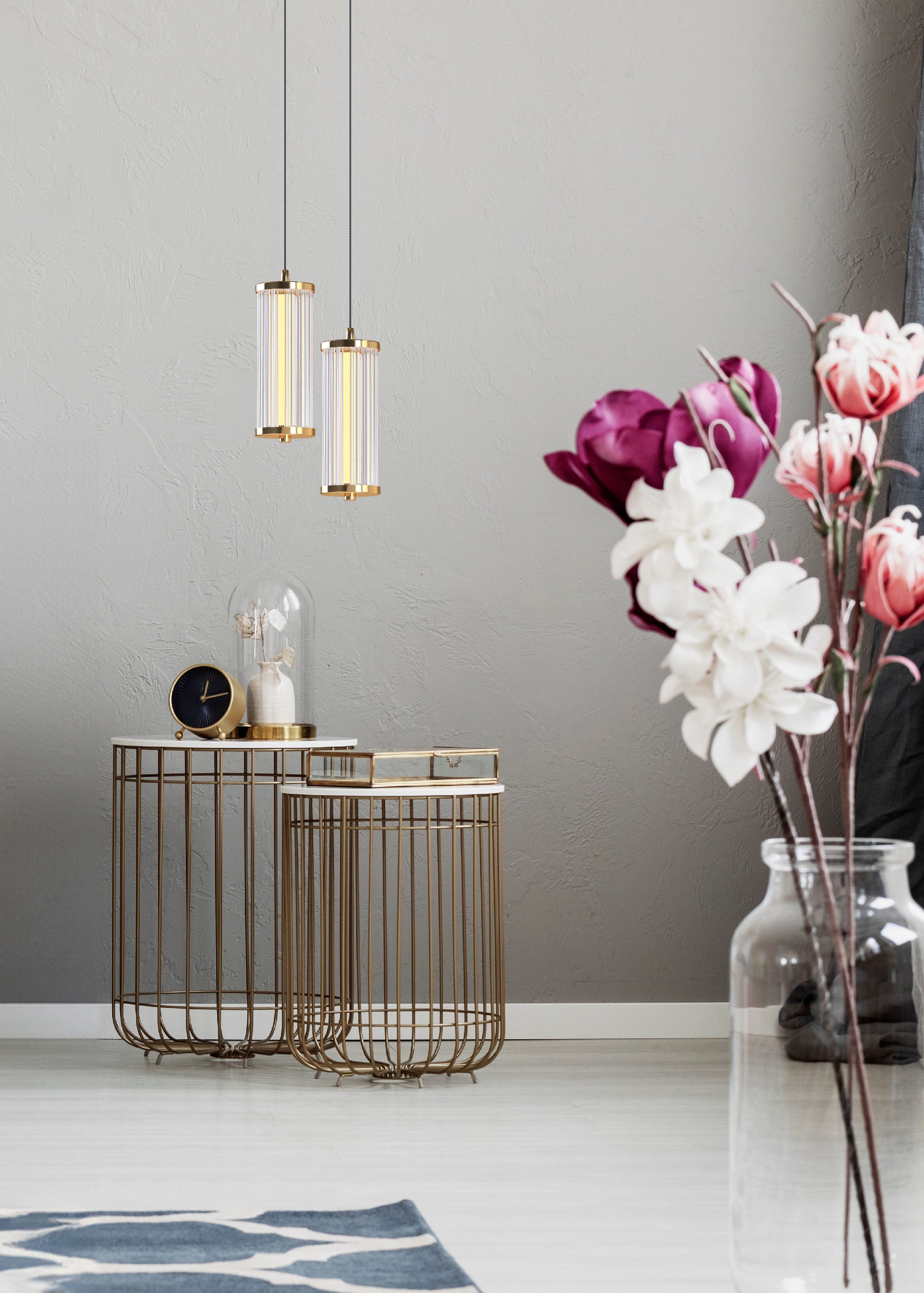 Lampa wisząca CALLY ZŁOTA/GOLD MD3147-1A-3GT - Zuma Line - obrazek 9