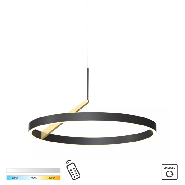 Lampa wisząca MALU MD3689-1M-3BGT - Zuma Line