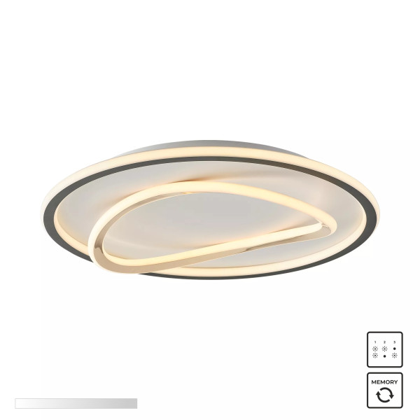 Lampa sufitowa LENS CZARNA-ZŁOTA/BLACK-GOLD MX3889-1A-3BGT - Zuma Line