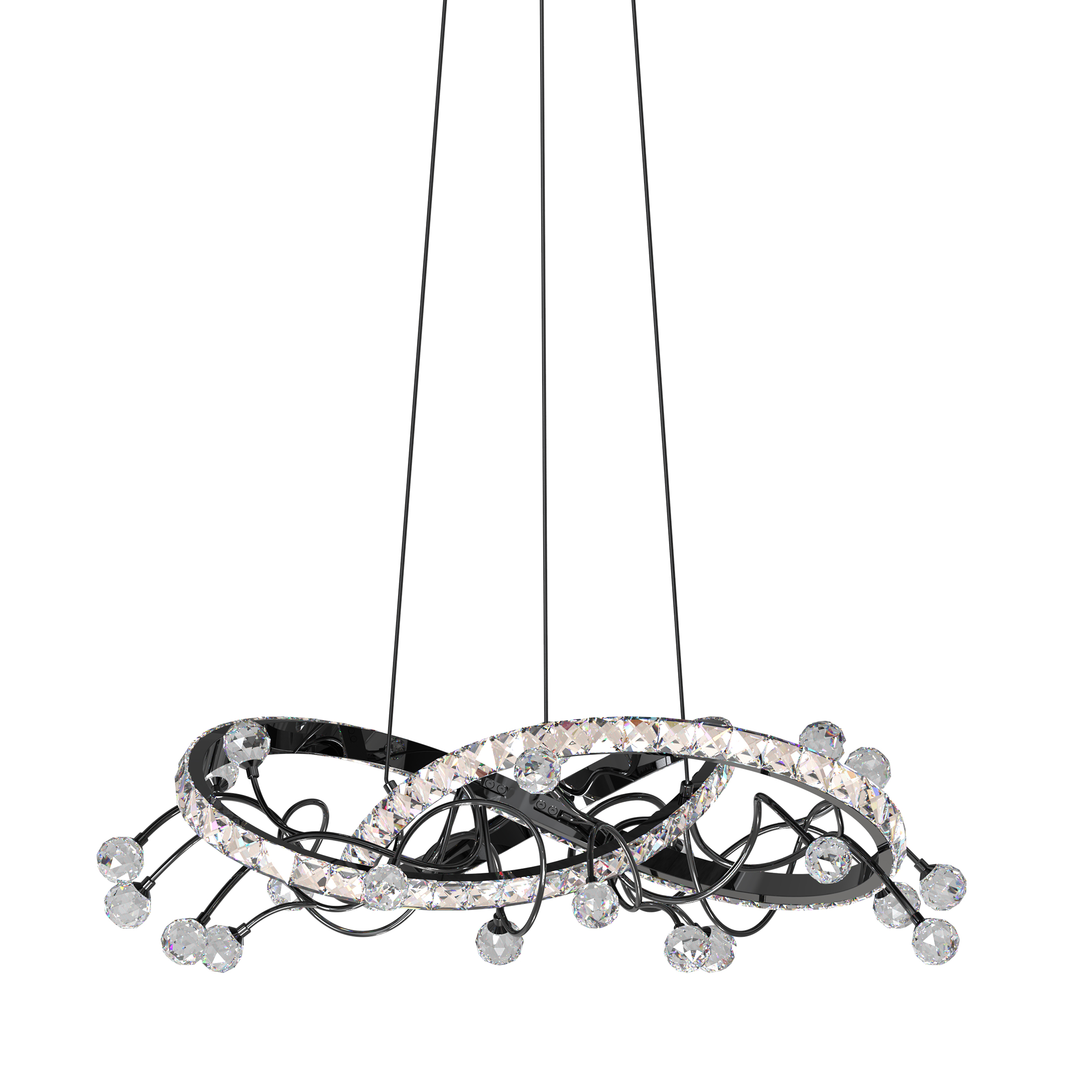 Lampa wisząca MAIA CZARNA/BLACK MD3481-1S-3BCT - Zuma Line - obrazek 9
