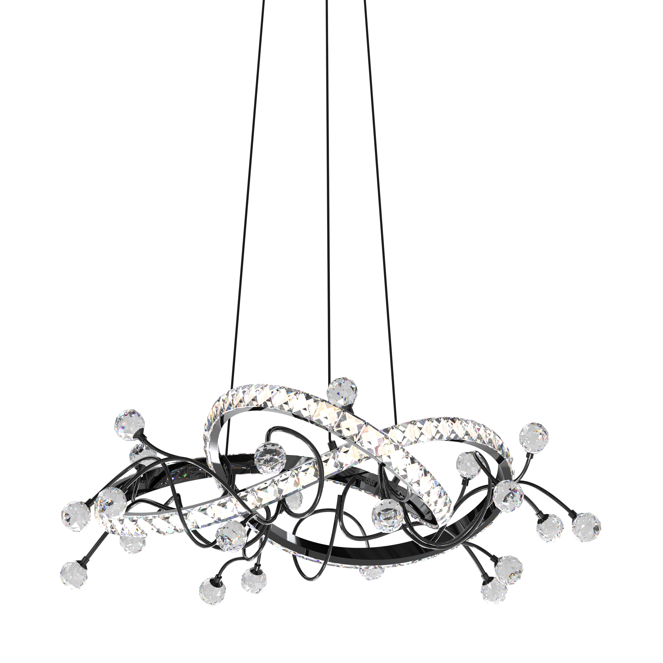 Lampa wisząca MAIA CZARNA/BLACK MD3481-1S-3BCT - Zuma Line - obrazek 12