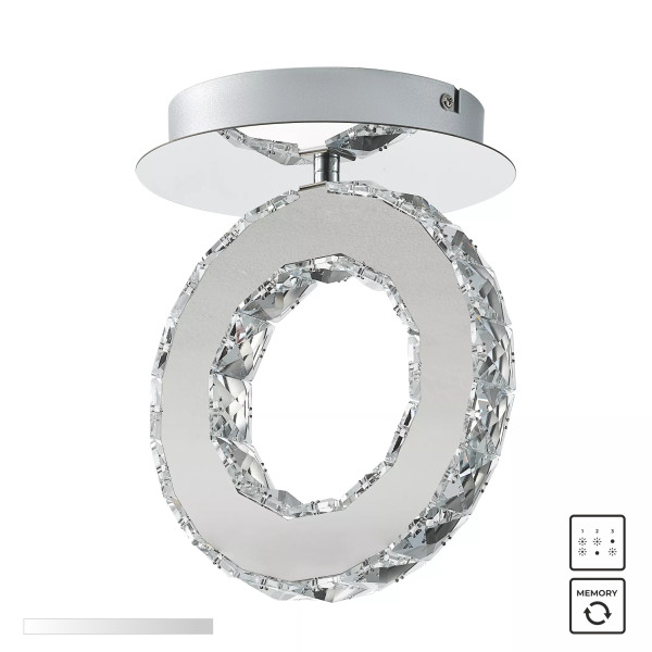 Lampa sufitowa GIRONA CHROM MX3713-1-3CT - Zuma Line