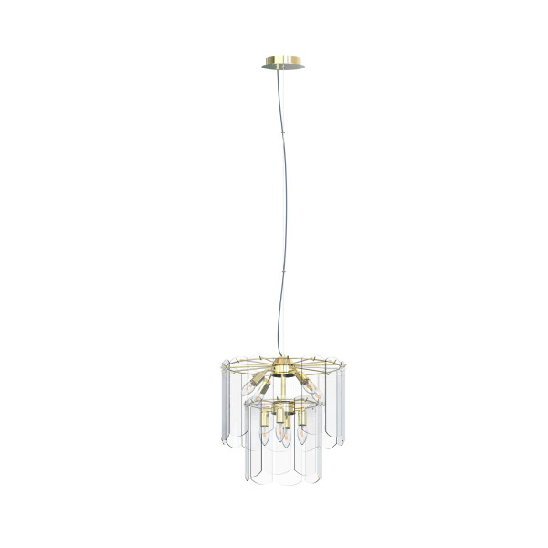 Lampa wisząca NIRA ZŁOTA/GOLD MD3523-8M-EGN - Zuma Line