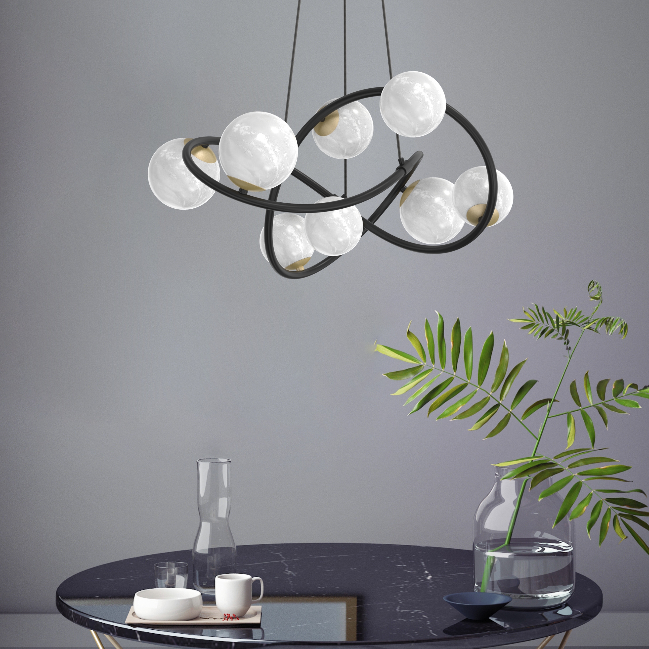 Lampa wisząca NISYRO MD4922-8-EBGN - Zuma Line - obrazek 3