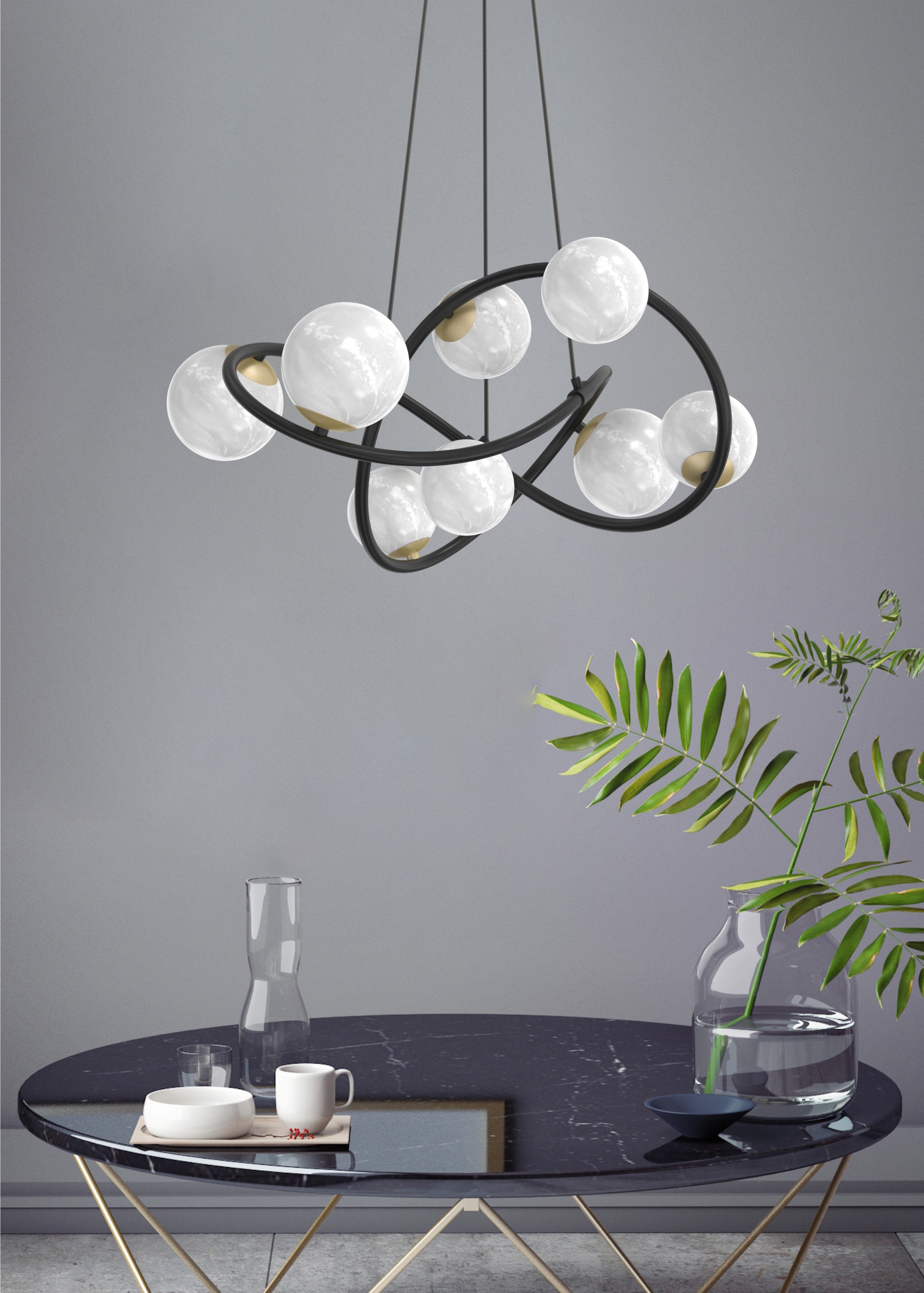 Lampa wisząca NISYRO MD4922-8-EBGN - Zuma Line - obrazek 5