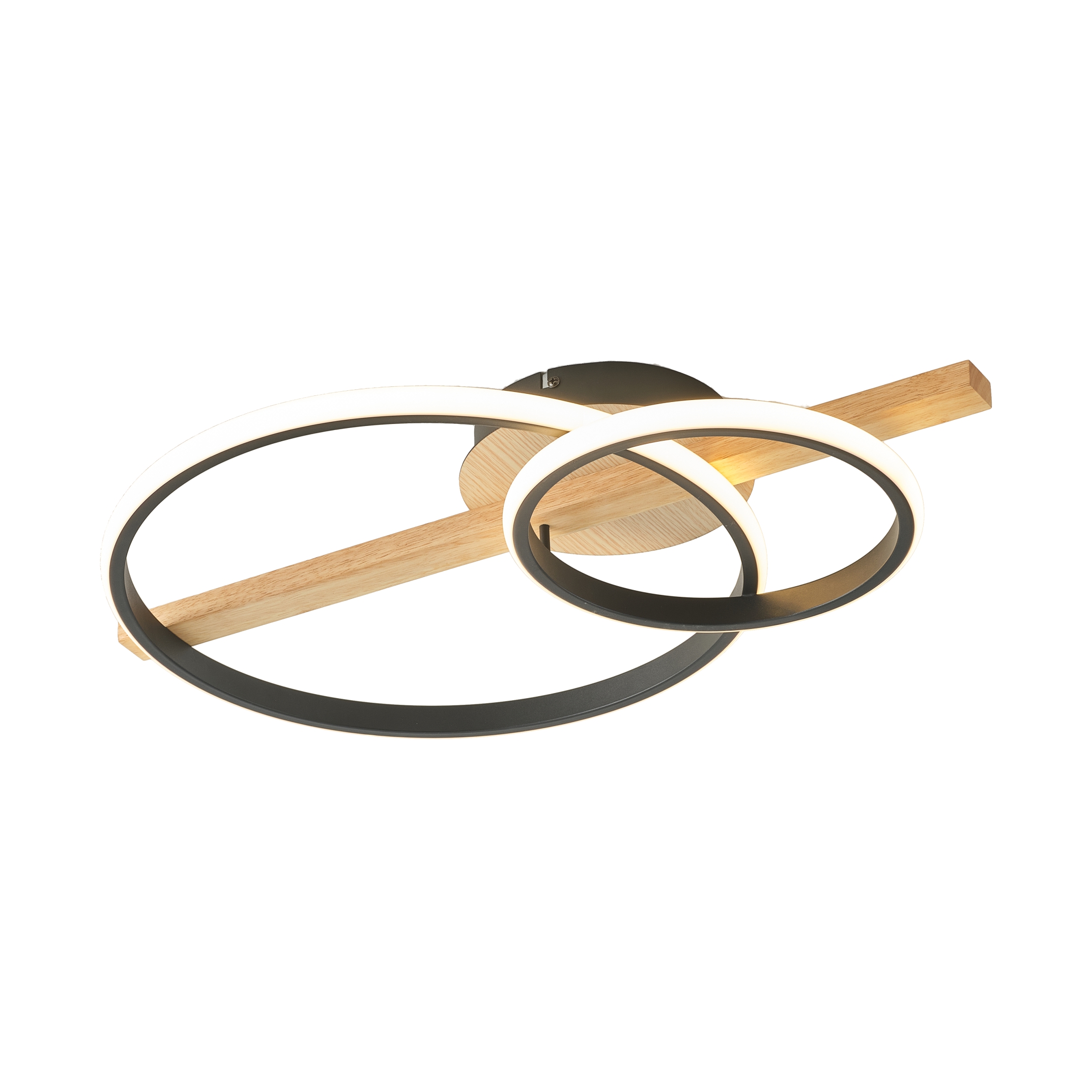 Lampa sufitowa ALMERIA CZARNA-DREWNO/BLACK-WOOD MX3913-2-3BWLT - Zuma Line - obrazek 2