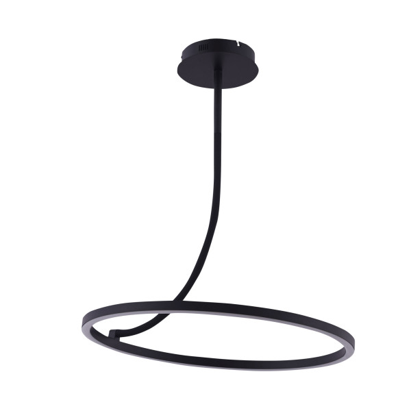 Lampa sufitowa designerska CORIT CZARNA/BLACK E82907-01 - - Zuma Line