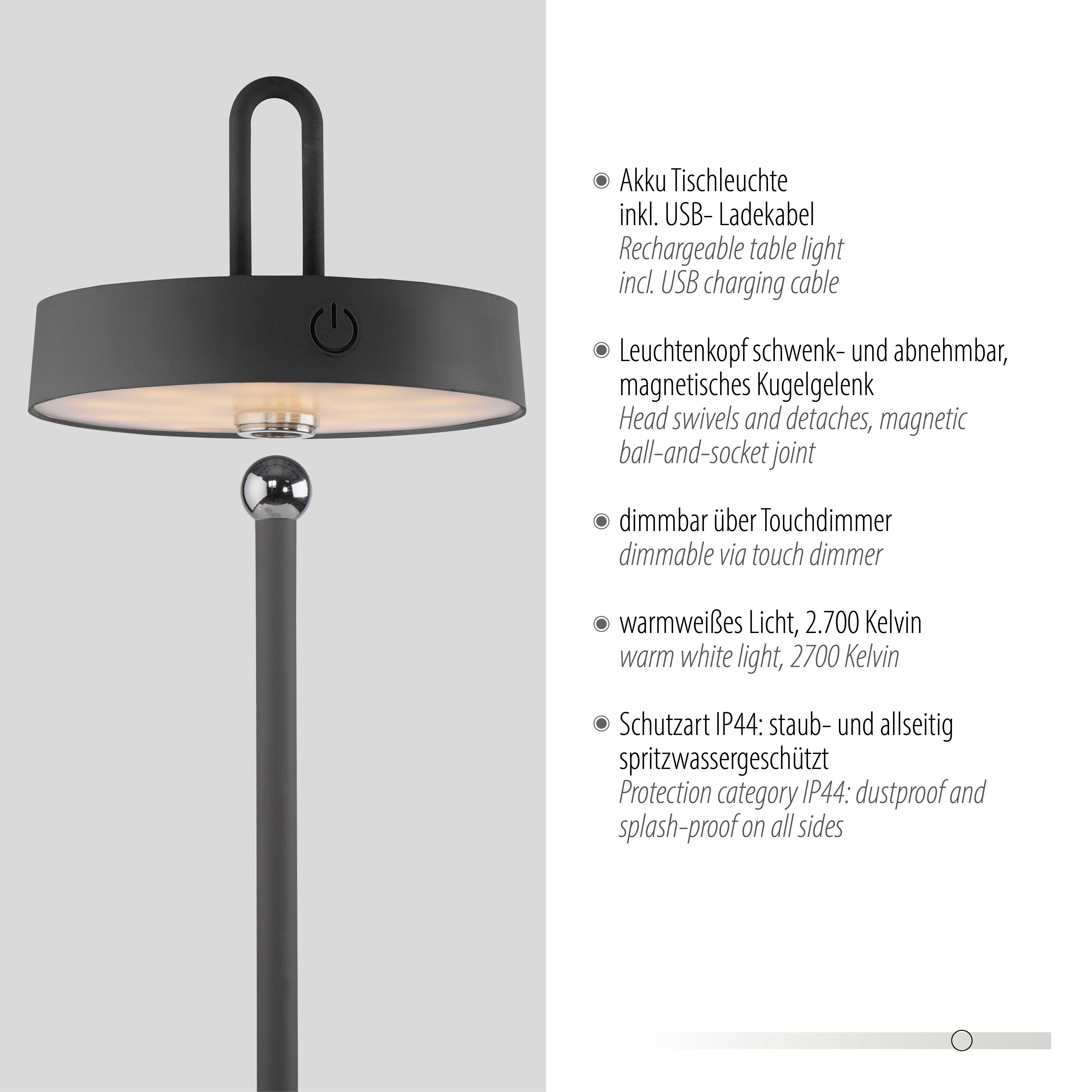 Lampa stołowa AMAG 19310-18 - Paul Neuhaus - obrazek 4