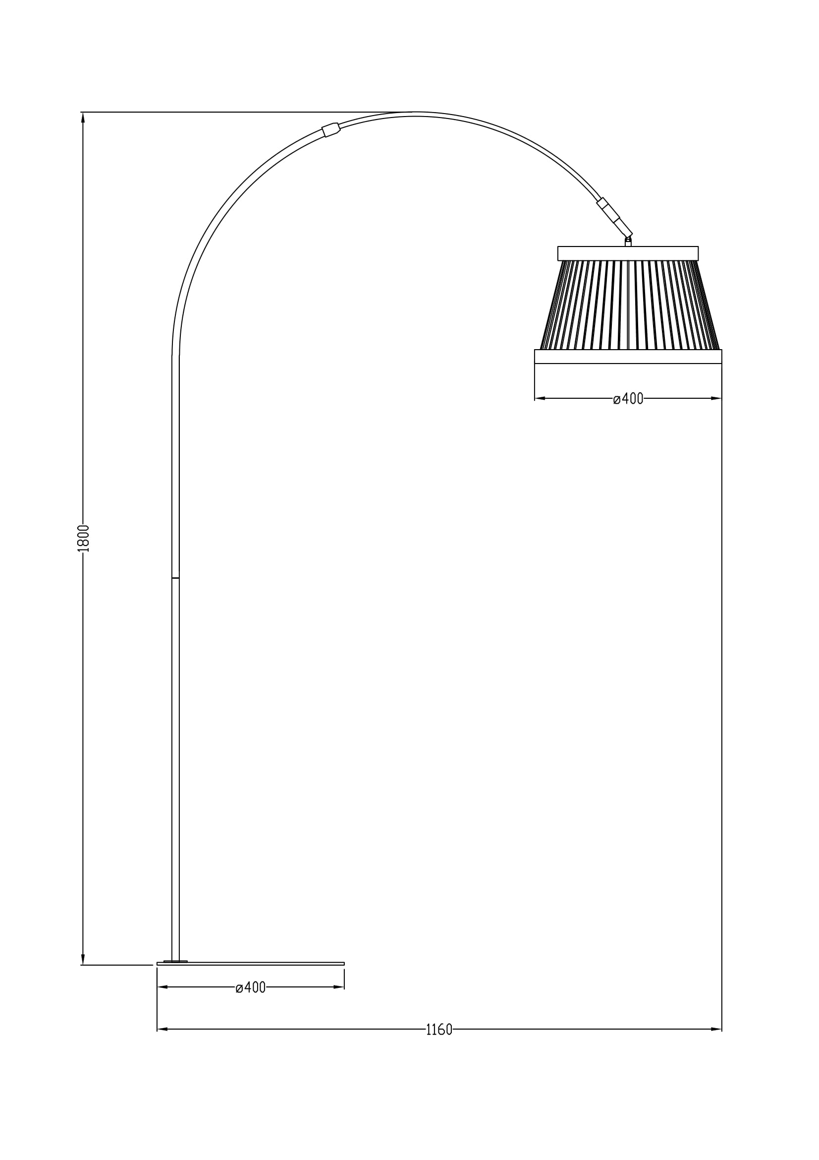 Lampa podłogowa do salonu BALU ML3328-1-3BD - Zuma Line - obrazek 8