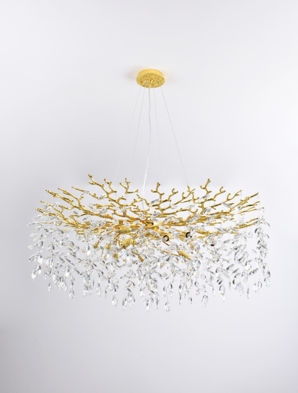 Lampa wisząca do salonu złota CINDY MD4115-13IGN-II - Zuma Line