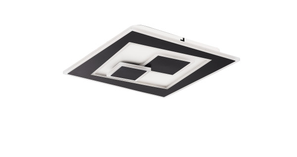 Lampa sufitowa z pilotem geometryczna czarna DUNK MS-3041S - Zuma Line