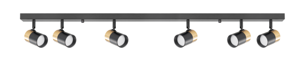 Lampa sufitowa / kinkiet FORI OB-2204BD-6-BK - Zuma Line