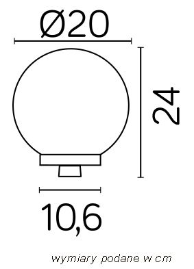 Lampa na słup KULE CLASSIC G 200 Z 35 - SU-MA - obrazek 3
