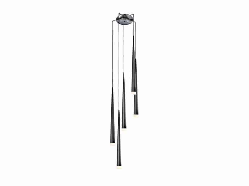 Lampa wisząca nowoczesna STYLO 5 czarna AZ0119 - Azzardo - obrazek 4