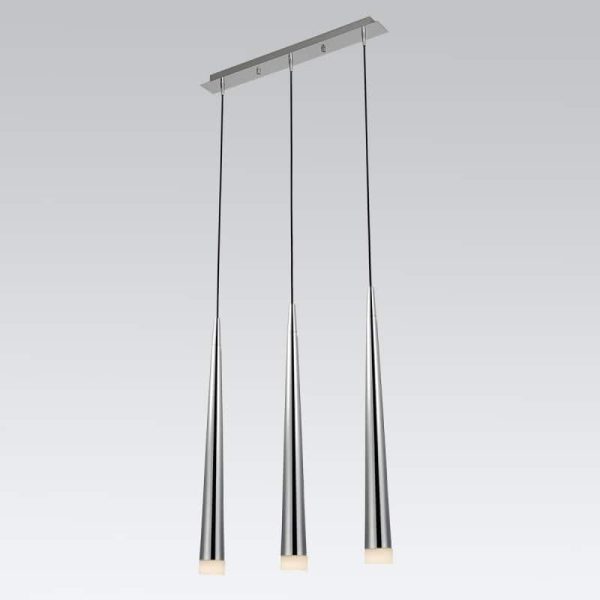 Lampa nad stół wisząca nowoczesna STYLO 3 chrom AZ0133 - Azzardo