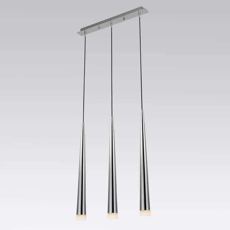 Lampa nad stół wisząca nowoczesna STYLO 3 chrom AZ0133 - Azzardo