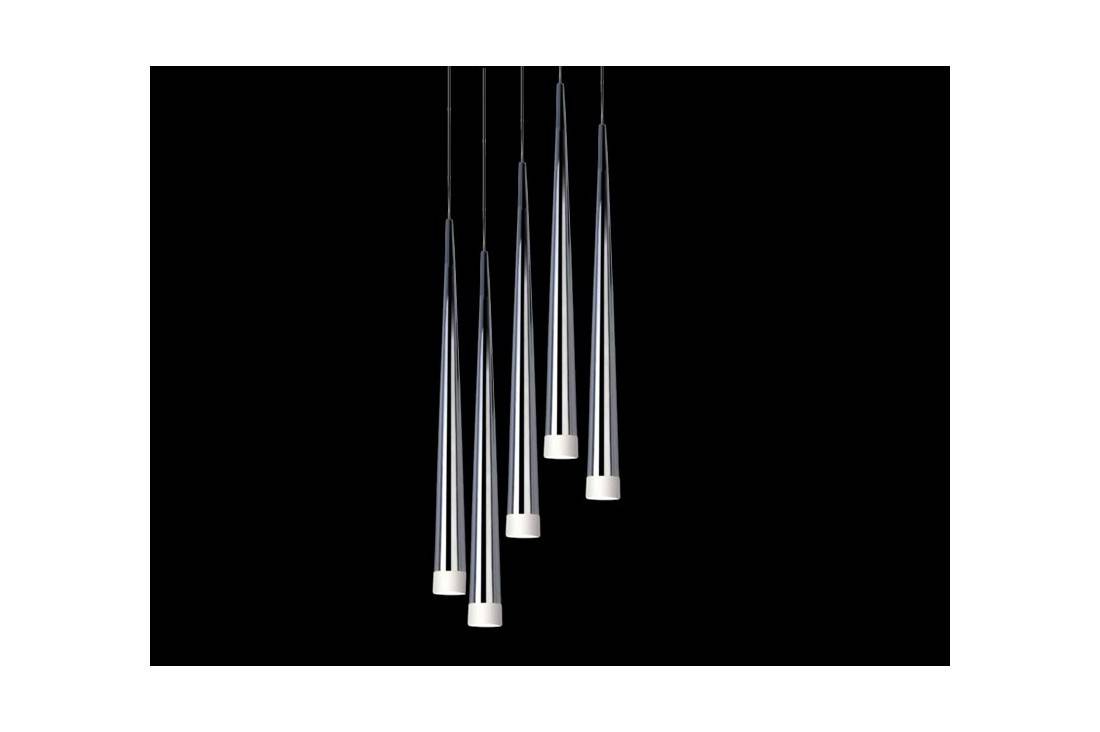Lampa wisząca nowoczesna STYLO 5 chrom AZ0134 - Azzardo