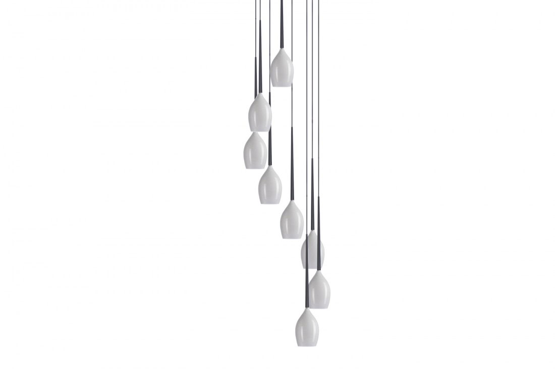 Lampa wisząca nowoczesna IZZA 8 biała AZ0160 - Azzardo