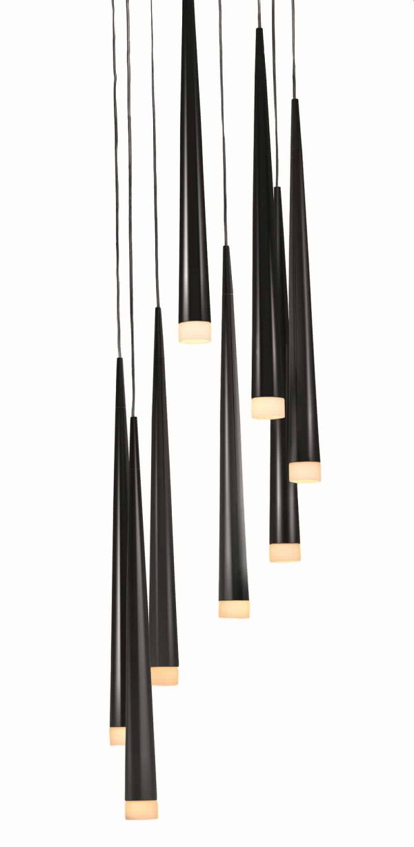Lampa wisząca nowoczesna STYLO 8 czarna AZ0161 - Azzardo
