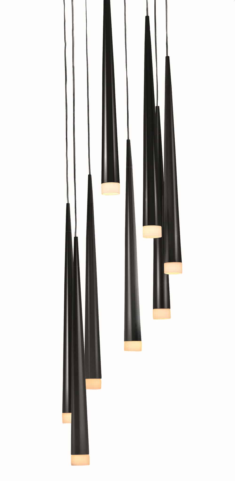 Lampa wisząca nowoczesna STYLO 8 czarna AZ0161 - Azzardo