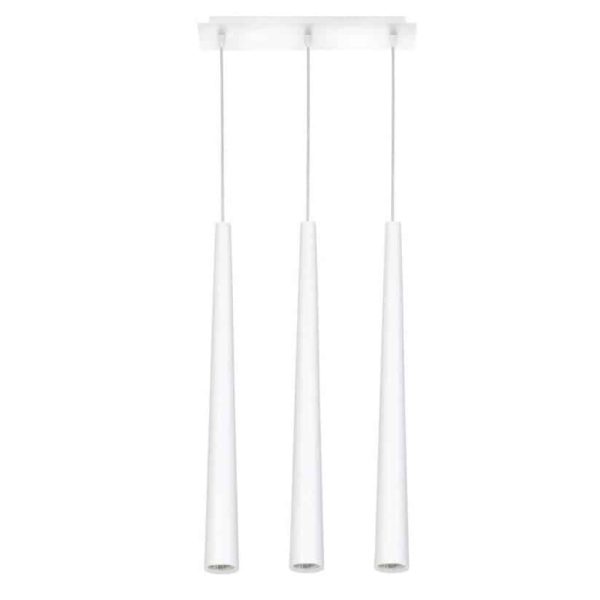 Lampa nad stół wisząca nowoczesna STYLO 3 biała AZ0207 - Azzardo