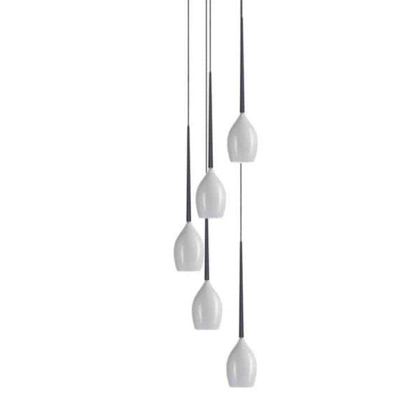 Lampa wisząca nowoczesna IZZA 5 biała AZ0311 - Azzardo