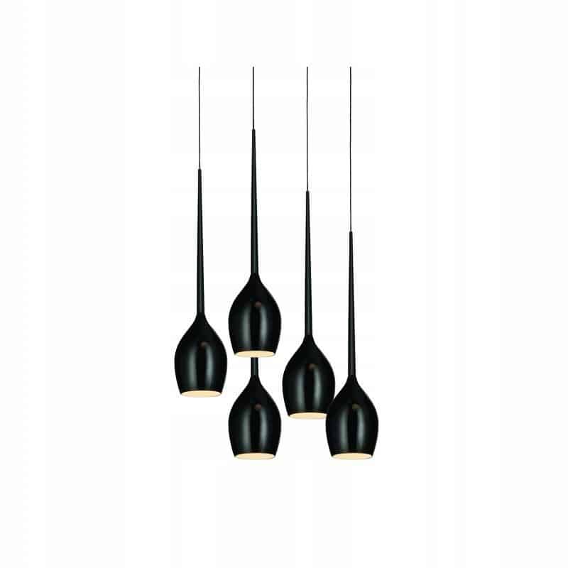 Lampa wisząca nowoczesna IZZA 5 czarna AZ0312 - Azzardo - obrazek 3
