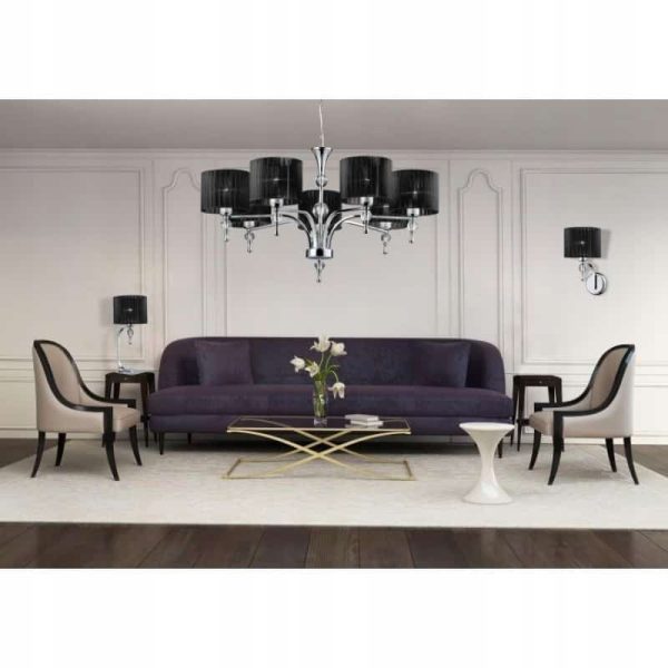 Lampa wisząca abażur IMPRESS 7 czarna AZ0500 - Azzardo