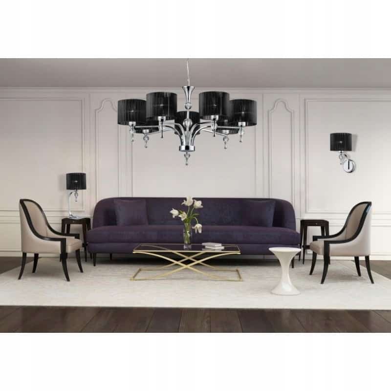 Lampa wisząca abażur IMPRESS 7 czarna AZ0500 - Azzardo