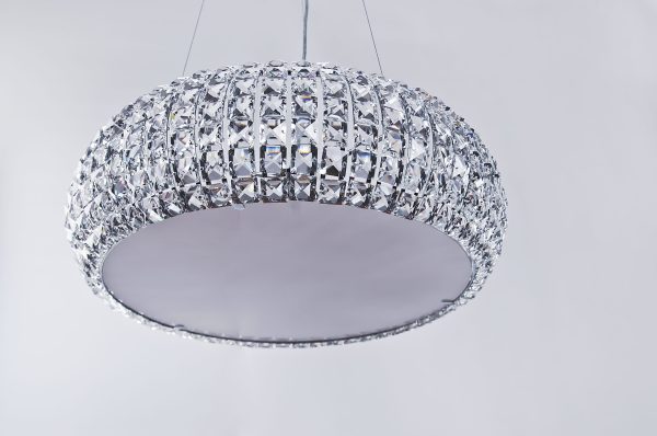 Lampa kryształowa wisząca do sypialni SOPHIA 3 chrom AZ0520 - Azzardo