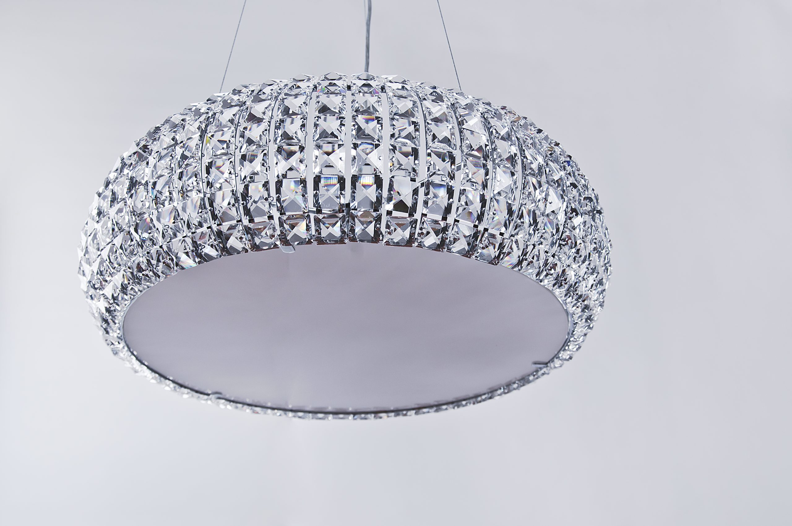 Lampa kryształowa wisząca do sypialni SOPHIA 3 chrom AZ0520 - Azzardo