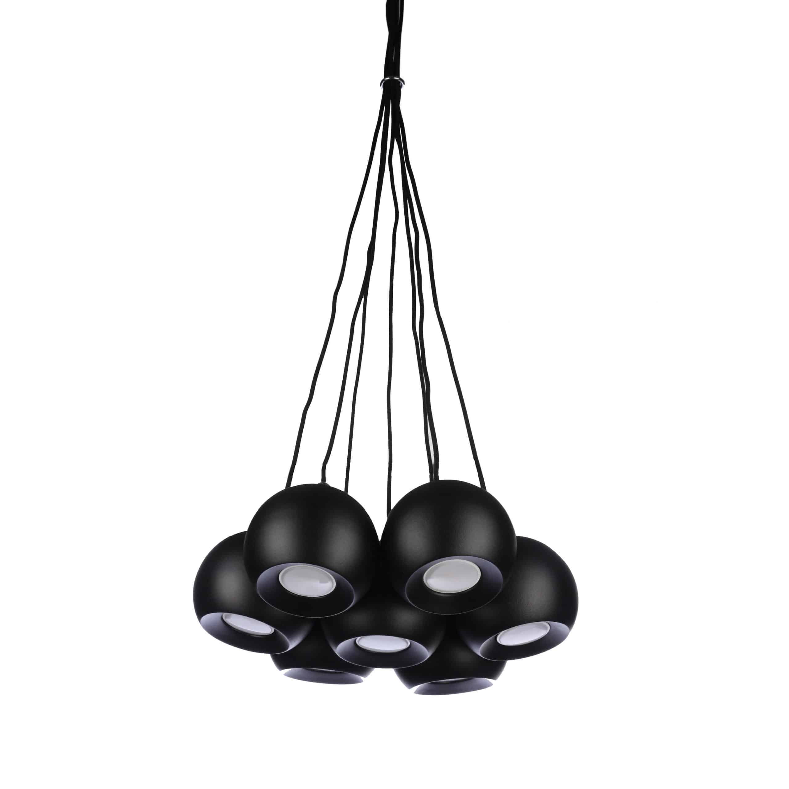 Lampa wisząca nowoczesna GULIA 7 czarna AZ0635 - Azzardo