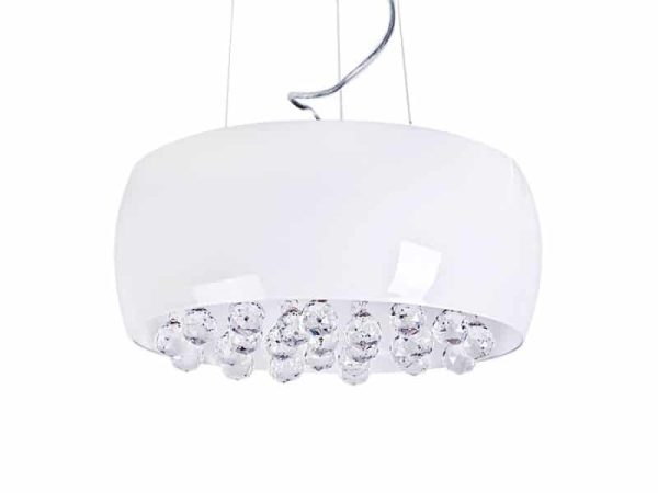 Lampa stylowa wisząca / Plafon QUINCE 50 biała biała AZ0702 - Azzardo